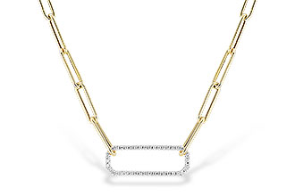 C291-91363: NECKLACE .50 TW (17 INCHES)