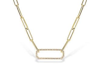 C291-91363: NECKLACE .50 TW (17 INCHES)