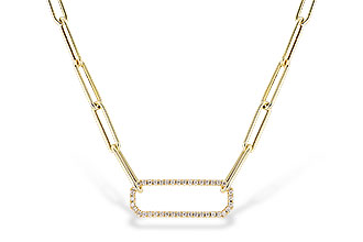 C291-91363: NECKLACE .50 TW (17 INCHES)