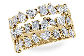 C291-94054: LDS DIA WED RG 2.00 TW FANCY CUT DIAS