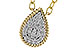 C291-98599: NECKLACE .32 TW (18")