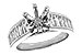 C291-99536: LDS SEMI DIA RG 1.22 TW BAGUETTES