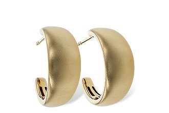 C292-84036: GOLD EARRINGS (20MM)