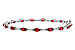 C292-84090: BRACELET 4.65 RUBY 4.97 TGW (7")
