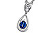 C292-84963: NECKLACE .21 SAPPHIRE .27 TGW (4x3 SAPP)