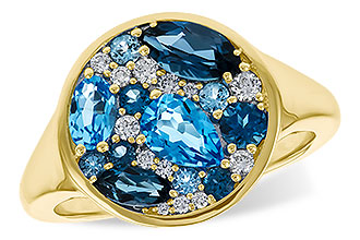 C292-85854: LDS RG 1.80 TW BLUE TOPAZ 1.96 TGW