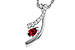 C292-87645: NECKLACE .21 RUBY .38 TGW (5x3 RUBY)