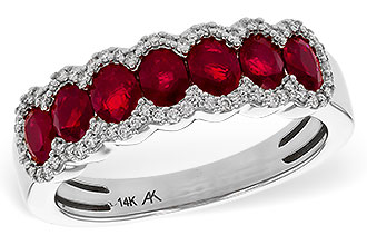 C292-89472: LDS WED RG 1.40 TW RUBY 1.57 TGW