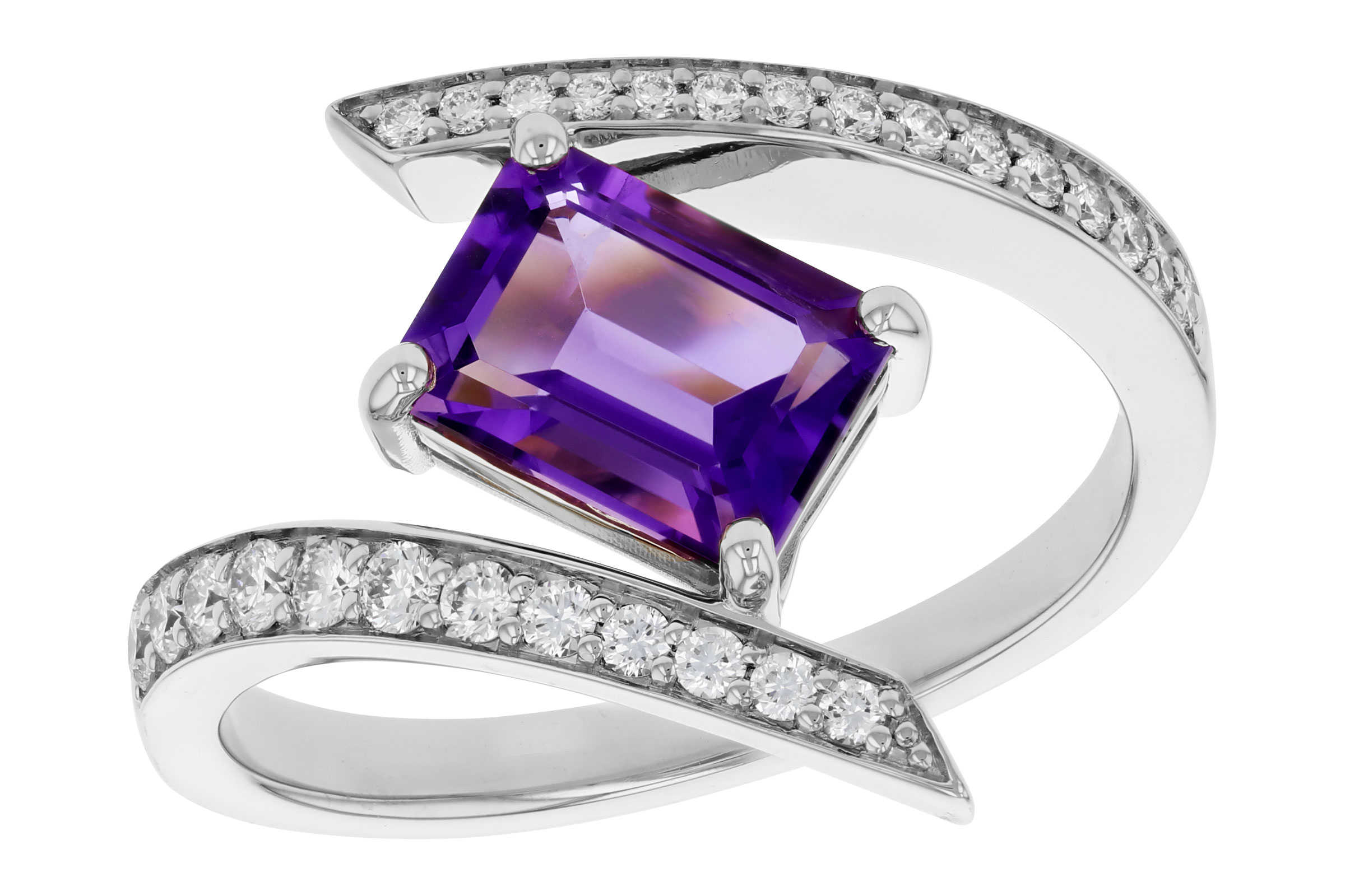 C293-75881: LDS RG 1.36 AMETHYST 1.63 TGW (8x6MM AMY)