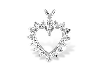 D024-66817: HEART PENDANT .45 TW