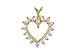 D024-66817: HEART PENDANT .45 TW
