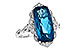 D208-28554: LDS RG 6.75 LONDON BLUE TOPAZ 6.90 TGW (16x8MM BT)