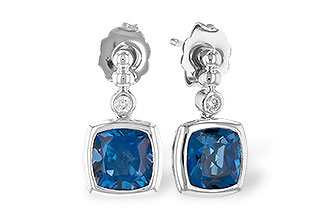 D291-00381: EARR 1.78 LONDON BLUE TOPAZ 1.82 TGW