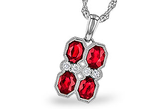 D291-93145: NECK 1.70 RUBY 1.82 TGW