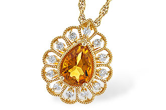 D291-94081: NECK .62 CITRINE .75 TGW