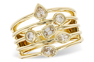 D291-98636: LDS DIA RG .50 TW FANCY CUT DIAMONDS