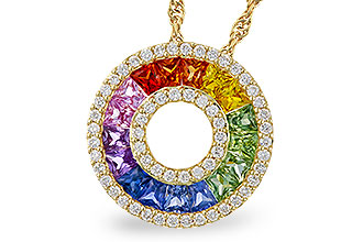 D292-84945: NECK 1.53 MULTI-COLOR SAPP 1.82 TGW