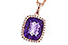 D292-84963: NECKLACE 4.57 AMETHYST 4.81 TGW (12x10MM CU)