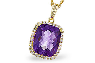 D292-84963: NECKLACE 4.57 AMETHYST 4.81 TGW (12x10MM CU)