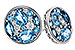 D292-85854: EARRINGS 1.02 TW BLUE TOPAZ 1.18 TGW