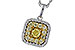 D292-85872: NECK .23 FANCY YELLOW DIAMONDS .65 TW