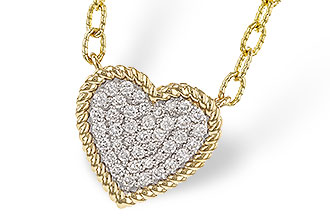 D292-87654: NECKLACE .32 TW (18")