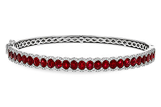 D292-89463: BANGLE 5.04 TW RUBY 5.60 TGW