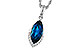 D292-89545: NECK 2.14 LONDON BLUE TOPAZ 2.20 TGW (12x6MM MQ)