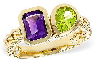 D292-90381: LDS RG 1.28 TW SEMI-PRECIOUS (AMY,PER)