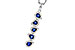 D292-90454: NECKLACE .95 TW SAPPHIRE 1.19 TGW