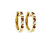 E019-21299: EARRINGS .17 RUBY .26 TGW