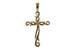 E024-67681: CROSS PENDANT .01 BR