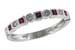 E114-70454: LDS WED RG .18 RUBY .30 TGW