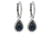 E204-72226: EARR .50 BLUE DIA .95 TW