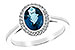 E207-37663: LDS RG 1.27 LONDON BLUE TOPAZ 1.42 TGW