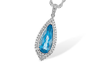 E207-39481: NECK 2.40 BLUE TOPAZ 2.65 TGW