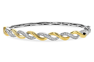 E207-41326: BANGLE BRACELET .42 TW