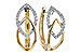 E207-44081: EARRINGS .25 TW