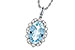 E208-33126: NECKLACE 2.40 AQUA 2.57 TGW (12x8MM AQ)