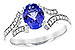 E208-34090: LDS RG 1.15 TANZANITE 1.30 TGW