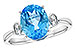 E208-34999: LDS RG 2.84 BLUE TOPAZ 2.90 TGW (10x8MM BT)