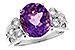 E291-95881: LDS RG 3.90 AMETHYST 4.16 TW (12x10 AMY)
