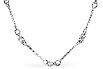 E291-96808: TWIST CHAIN (18IN, 0.8MM, 14KT, LOBSTER CLASP)