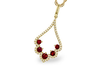 E291-99508: NECK .34 RUBY .53 TGW