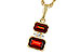 E292-84063: NECK .98 TW GARNET 1.01 TGW