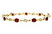 E292-84090: BRACELET 3.68 RUBY 3.92 TGW (7")