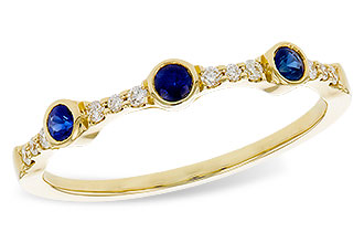E292-84954: LDS WED RG .16 SAPPHIRE .25 TGW