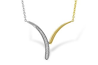 E292-86799: NECKLACE .12 TW (18")