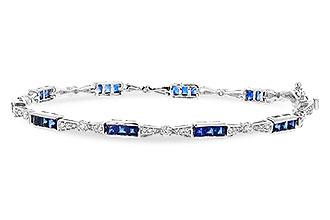 E292-87681: BRACELET 2.10 SAPPHIRE 2.75 TGW (7")