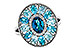 E292-88617: LDS RG 3.02 TW BLUE TOPAZ 3.10 TGW (7x5MM LBT CTR)